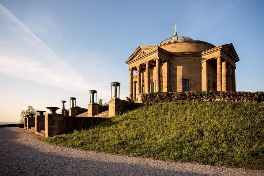 Grabkapelle auf dem Württemberg von außen